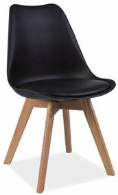 KRIS szék tölgy/fekete