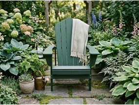 Zöld műanyag kerti fotel Adirondack – Bonami Selection