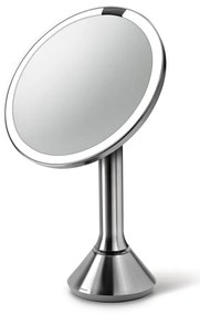 Kozmetikai tükör világítással-nagyítós (ötszörös) ø 20 cm Sensor – simplehuman