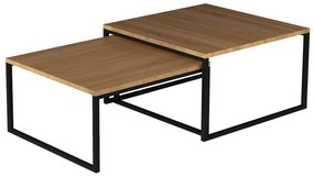 Dohányzóasztal szett -2 db Nivessa (dió). 1025398