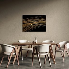 Absztrakt kép (üvegen) (70x50 cm)