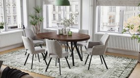 MAZZONI EXPORT TULIP Sötét Beige (UF980-03 szövet) - MODERN KÁRPITOZOTT SZÉK NAPPALIBA/ÉTKEZŐBE/LOFT IRODÁBA