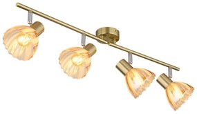 Globo 54315M-4 - Spotlámpa ZACHERY 4xE14/40W/230V arany