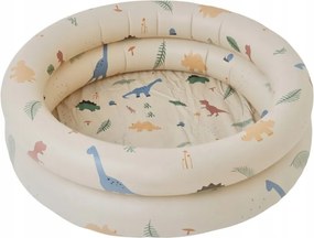 Gyerekmedence Pumpált Kert Strand Zuhanytálca Dinoszauruszok Bézs 120 cm XXL