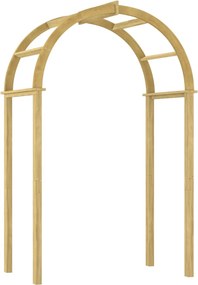 vidaXL impregnált tömör fenyőfa boltív 141 x 97 x 243 cm
