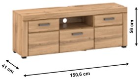 TV asztal Palper B (appalache tölgy). 1034186
