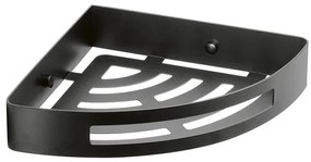 Gedy - SMART sarokpolc zuhanyzóba 21x4,5 cm matt fekete