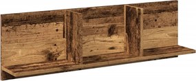 vidaXL antik fa színű szerelt fa faliszekrény 100 x 16,5 x 30 cm