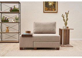 Egyzemélyes kanapéágy- Perenna Linen Balos - Krém