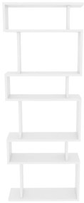 Fehér könyvespolc 60x160 cm Bates – Kalune Design