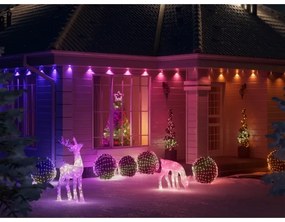 Twinkly TW3RD140SPP-TEU - LED RGBW Dimmelhető kültéri rénszarvas 160xLED IP44 Wi-Fi