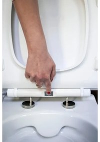 Cersanit K98-0146 CITY OVAL SoftClose WC ülőke, fehér