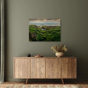 Üveg kép - Quiraing, Skócia (70x50 cm)