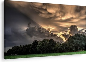 A felhők és az erdő képe (90x60 cm)