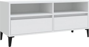 vidaXL fehér szerelt fa TV-szekrény 100x34,5x44,5 cm