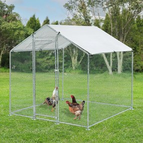 Juskys Kültéri tyúkól ketrec - 2x2x2 m