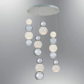 LED kábeles függőlámpa CREMONA LED/34W/230V 3000K matt króm