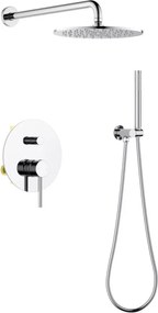 AREZZO design ASTRO falsík alatti zuhanycsaptelep szett, króm