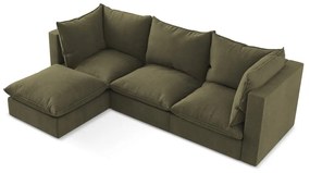 Khaki sarokkanapé (bal oldali-heverő résszel) Manao – Makamii