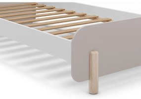 Krémszínű borovi fenyő gyerekágy 90x190 cm Nora – Marckeric