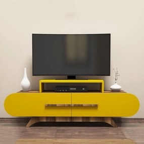 TV asztal/szekrény Roma (dió + sárga). 1071870