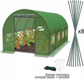 Kerti AlagĂșt FĂłlia ĂveghĂĄz 6m x 3m x 2m 18m2