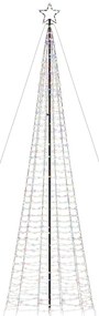 színes LED karácsonyfa tüskékkel 1534 LED 500 cm