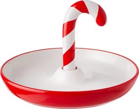SWEET X-MAS dekor tál, "Candy Cane"