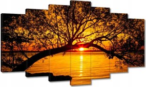 Vászonkép 140x80 Tengerpart Fa Tenger