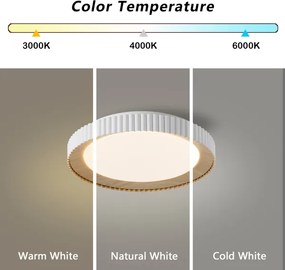 BRILAGI - NEXO dimmelhető LED mennyezeti lámpa LED/48W/230V 3000-6000K fehér átm. 43 cm + távirányító