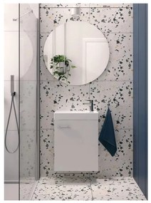 Mylife GERA falra szerelhető MAGASFÉNYŰ mosdószekrény mosdóval