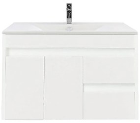 Luna 80 alsó fürdőszoba bútor mosdóval fehér