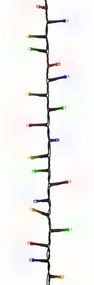 színes fényű kompakt PVC LED-szalag 400 LED-del 13 m