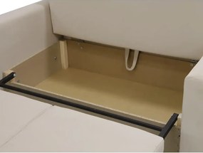 2 személyes kanapéágy alvási funkcióval VENDÉG Világosszürke