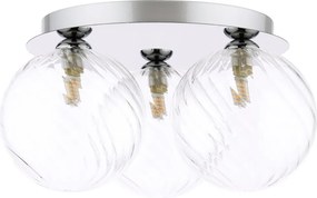 Dar Lighting modern mennyezeti lámpa foley csiszolt króm darfol5350-22