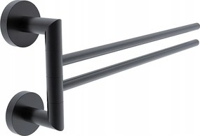 Nimco Unix fekete törölközőtartó forgó mosogatóhoz 41 cm Unc 13096-90_