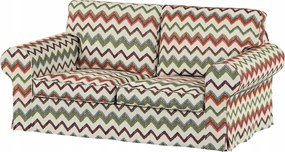 Ektorp 2 személyes kanapé huzat, összecsukható, Ikea zöld