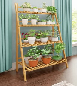 Összecsukható állvány, bambusz, NEPEL TYP 2 + ajándék