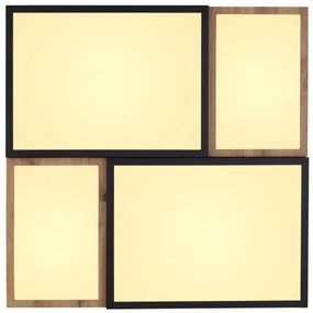 Globo 67286-50 - LED mennyezeti lámpa GUNDI LED/50W/230V barna/fekete