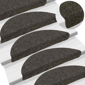 10 db antracit tűlyukasztott öntapadó lépcsővédő 56 x 17 x 3 cm