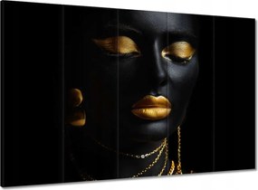 Vászonkép 100x70 Arany szemhéjak alatt