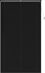 vidaXL Zsaluzia Állítható Fekete 213 x 120 cm PVC
