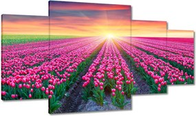 Vászonkép 160x90 Tulipánok tengere Virágok