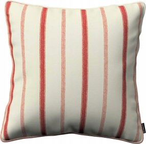 Dekoria Gabi párnahuzat ekrü háttérrel, piros csíkokkal