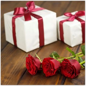 Poszterek 100x100 Nőnap Ajándék Love