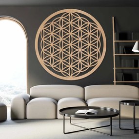 Mandala fa falfestmény | Élet virága