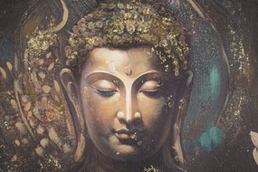 Kézzel készített falfestmény buddha -a- 100x3x100cm