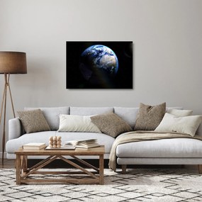 A Föld bolygó képe (üvegen) (70x50 cm)