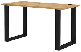 Zondo PC asztal Mantela 150 (artisan tölgy + fekete). 1041349