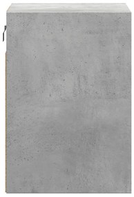2 db betonszürke fali TV-szekrény LED-del 41 x 31 x 45 cm